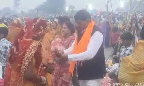 अयोध्या में छठ महापर्व हर्षोल्लास के साथ सम्पन्न