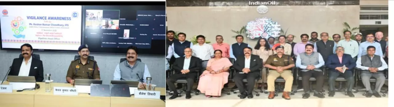 इंडियन ऑयल पाइपलाइंस हेड ऑफिस में सतर्कता जागरूकता पर विशेष व्याख्यान, गाजियाबाद के एसीपी केशव कुमार चौधरी रहे मुख्य वक्ता इंडियन ऑयल पाइपलाइंस हेड ऑफिस में सतर्कता जागरूकता पर विशेष व्याख्यान, गाजियाबाद के एसीपी केशव कुमार चौधरी रहे मुख्य वक्ता