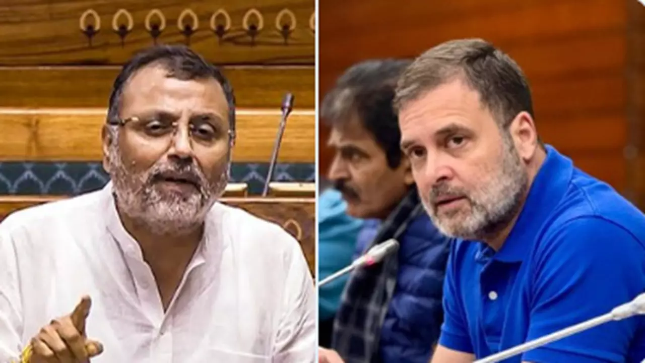 बीजेपी सांसद निशिकांत दुबे का राहुल गांधी पर तीखा वार — “शादी नहीं की तो जवान रहेंगे क्या?” विदेश यात्राओं और संपत्ति पर भी उठाए सवाल बीजेपी सांसद निशिकांत दुबे का राहुल गांधी पर तीखा वार — “शादी नहीं की तो जवान रहेंगे क्या?” विदेश यात्राओं और संपत्ति पर भी उठाए सवाल