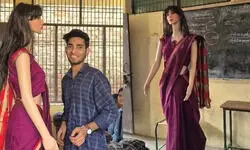 बुलंदशहर : 17 वर्षीय छात्र आदित्य कुमार का अभिनव प्रयोग — ‘AI टीचर रोबोट सोफी’ ने बदला शिक्षण का तरीका