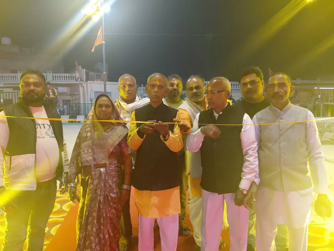 श्रीराम जानकी पंचायती खटीक मंदिर कजियाना, अयोध्या में मातेश्वरी शबरी धर्मशाला व मंदिर स्वयंवर लान का भव्य उद्घाटन