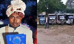 देवरिया में दोस्ती की अनोखी मिसाल — 30 ई-रिक्शों पर निकली बारात, दोस्तों ने आर्थिक तंगी को बनाया ताकत