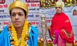 काशी में गूँजा वैदिक गौरव: 19 वर्षीय वेदमूर्ति देवव्रत रेखे ने रचा इतिहास