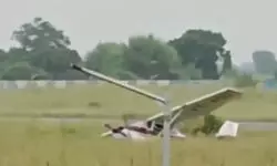 अमरेली एयरपोर्ट पर ट्रेनिंग विमान रनवे से फिसला, पायलट सुरक्षित, जांच शुरू