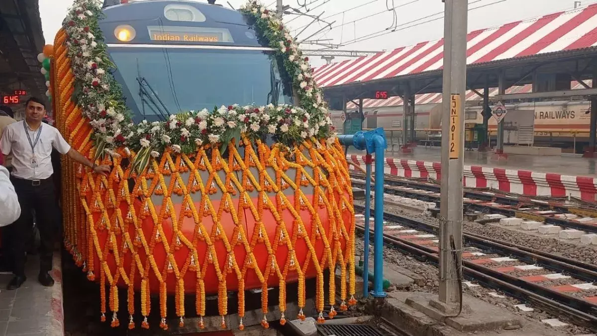 गोमतीनगर–सहारनपुर वंदे भारत एक्सप्रेस कल से नियमित सेवा में