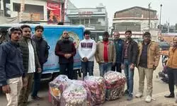 कुंभ करुणा ट्रस्ट ने बांटे कंबल व लंच पैकेट, जरूरतमंदों को मिली ठंड से राहत