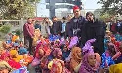 बाबू शरीफुद्दीन पाशा की स्मृति में कंबल वितरण कार्यक्रम