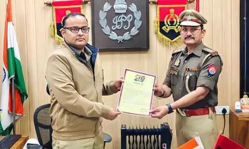 112 प्रभारी राणा देवेंद्र प्रताप सिंह बस्ती कप्तान द्वारा सम्मानित किए गए