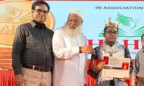 अल जफीरा नूर ने डॉ कलाम साइंटिस्ट परीक्षा में कर्नाटक में स्वर्ण पदक प्राप्त कर बहराइच और यूपी का नाम किया रोशन