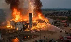 आंध्र प्रदेश : सामरलाकोटा में पटाखा फैक्ट्री विस्फोट, 21 की मौत, कई घायल – राष्ट्रपति, पीएम, मुख्यमंत्री और केंद्रीय नेताओं ने जताया शोक