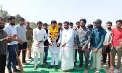 राजा दशरथ समाधि स्थल पर भव्य क्रिकेट टूर्नामेंट का शुभारंभ, 5 मार्च को होगा फाइनल मुकाबला