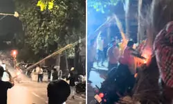 होलिका दहन में स्टंटबाजी, बाइक समेत युवक सीधे होलिका में जा फंसे , बड़ा हादसा टला होलिका दहन में स्टंटबाजी, बाइक समेत युवक सीधे होलिका में जा फंसे , बड़ा हादसा टला