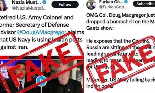 ईरान पर हमले के लिए भारतीय बंदरगाहों के इस्तेमाल का दावा खारिज, विदेश मंत्रालय ने बताया ‘झूठा’