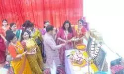 परमहंस महाविद्यालय प्रांगण में सजा रंगोत्सव, सांस्कृतिक कार्यक्रमों ने बांधा समा