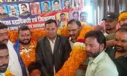 राष्ट्रीय मानवाधिकार एसोसिएशन के नए जिला अध्यक्ष राहुल पांडे का भव्य स्वागत सम्मान