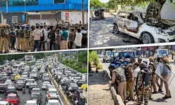 नोएडा में मजदूरों का उग्र प्रदर्शन, दिल्ली-गाजियाबाद से आने वाली सड़कें जाम… कई किलोमीटर तक लंबी कतारें