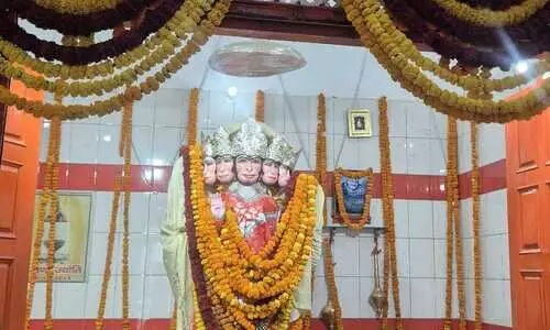 संकटहरण पंचमुखी हनुमान मंदिर का मना 19वां स्थापना दिवस