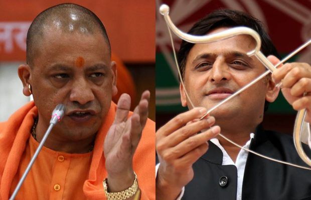 नवरात्रि के व्रत में योगी आदित्यनाथ ने खाए लड्डू, अखिलेश ने लिए मजे नवरात्रि के व्रत में योगी आदित्यनाथ ने खाए लड्डू, अखिलेश ने लिए मजे