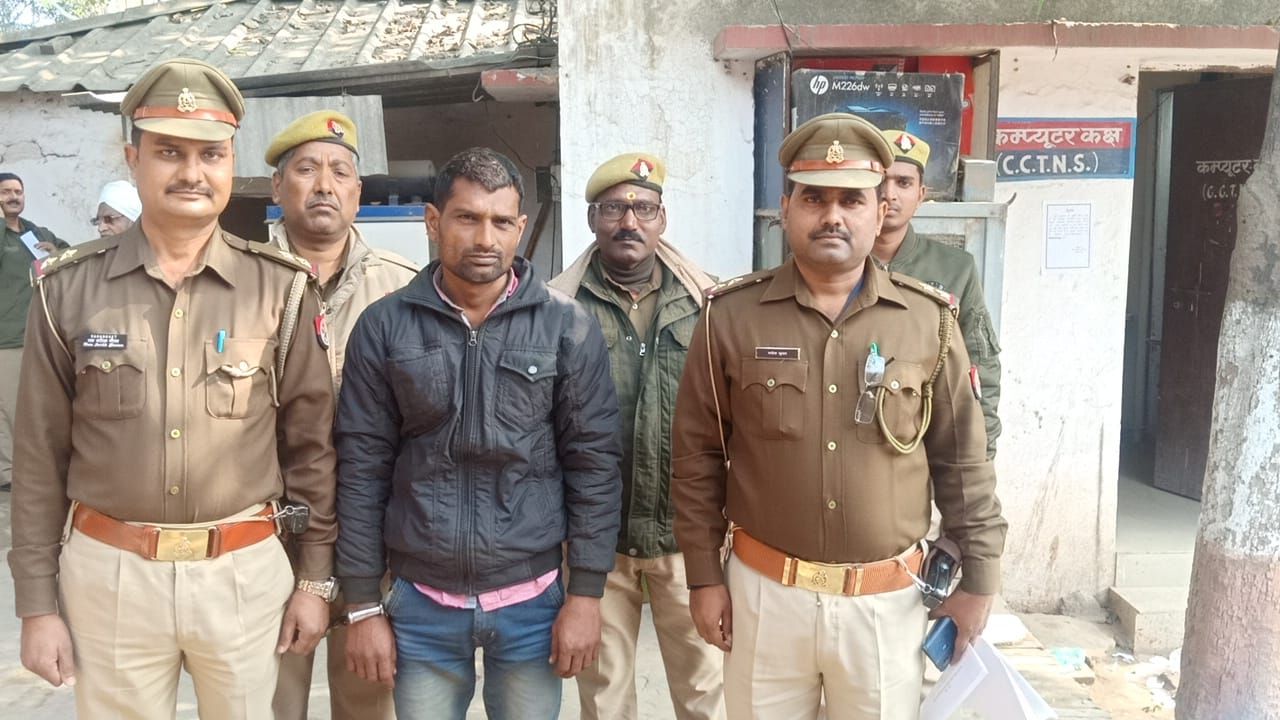 वांछित अपराधी रामदयाल भगतुआ तिराहे के पास से गिरफ्तार