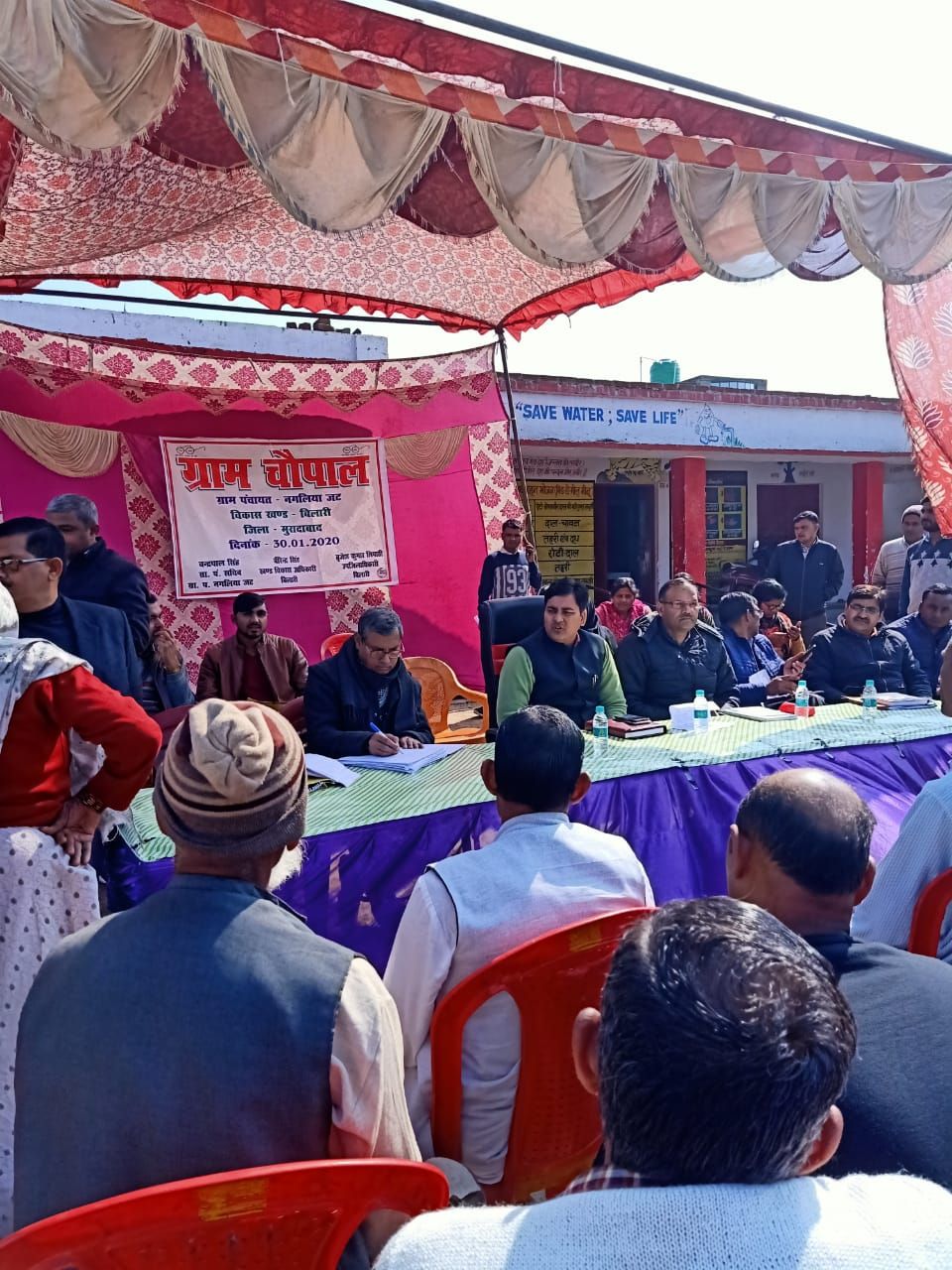 नगलिया जट्ट में ग्राम चौपाल का हुआ आयोजन