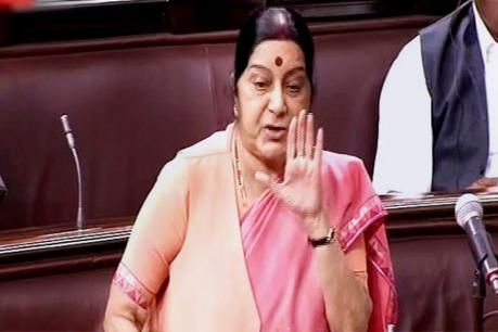 राज्यसभा में सुषमा ने विपक्ष के हर सवाल का दिया माकूल जवाब, चुटीले अंदाज में लपेटा राज्यसभा में सुषमा ने विपक्ष के हर सवाल का दिया माकूल जवाब, चुटीले अंदाज में लपेटा