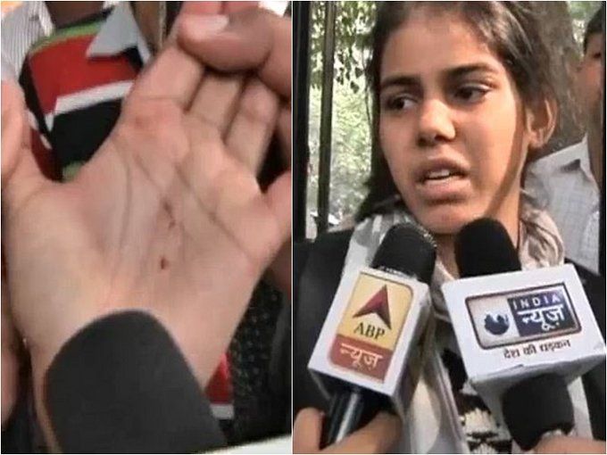 दिल्ली में एक लड़की का सवाल- क्यों नहीं सुरक्षित महसूस करती देश में लडकियाँ..थाने में पुलिस ने चुभाए नाखून