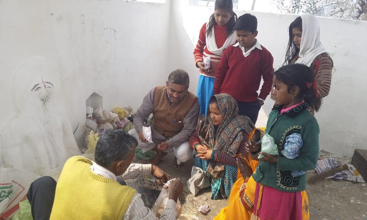 बहोरनपुर नरौली में लगा दो दिवसीय बूढ़े बाबा का मेल।