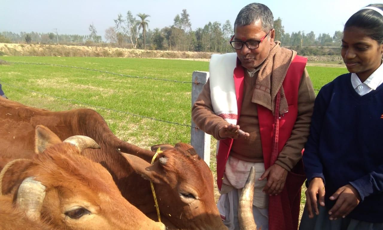 मुरादाबाद बिलारी फिट इंडिया के अंतर्गत गौशाला साइकिल यात्रा संपन्न