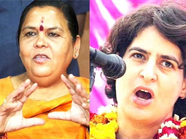 उमा भारती का प्रियंका गांधी को लेकर अमर्यादित बयान उमा भारती का प्रियंका गांधी को लेकर अमर्यादित बयान