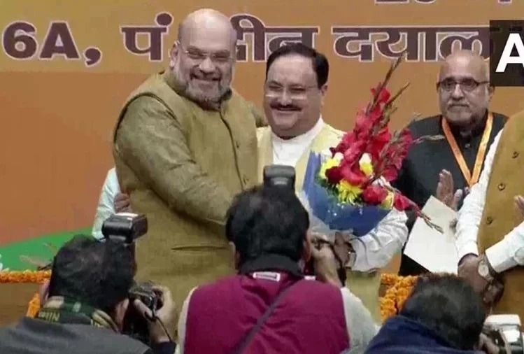 जेपी नड्डा भारतीय जनता पार्टी के राष्ट्रीय अध्यक्ष घोषित हो गए हैं। निर्वाचन अधिकारी राधामोहन सिंह ने इसकी घोषणा की।