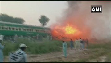 पाकिस्तान: ट्रेन के अंदर नाश्ता बना रहा था यात्री, सिलिंडर फटने से गई 62 की जान
