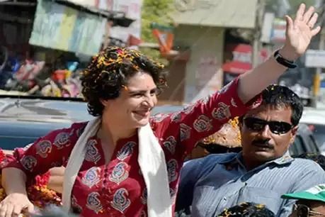 प्रियंका गांधी का वाराणसी में रोड शो आज प्रियंका गांधी का वाराणसी में रोड शो आज