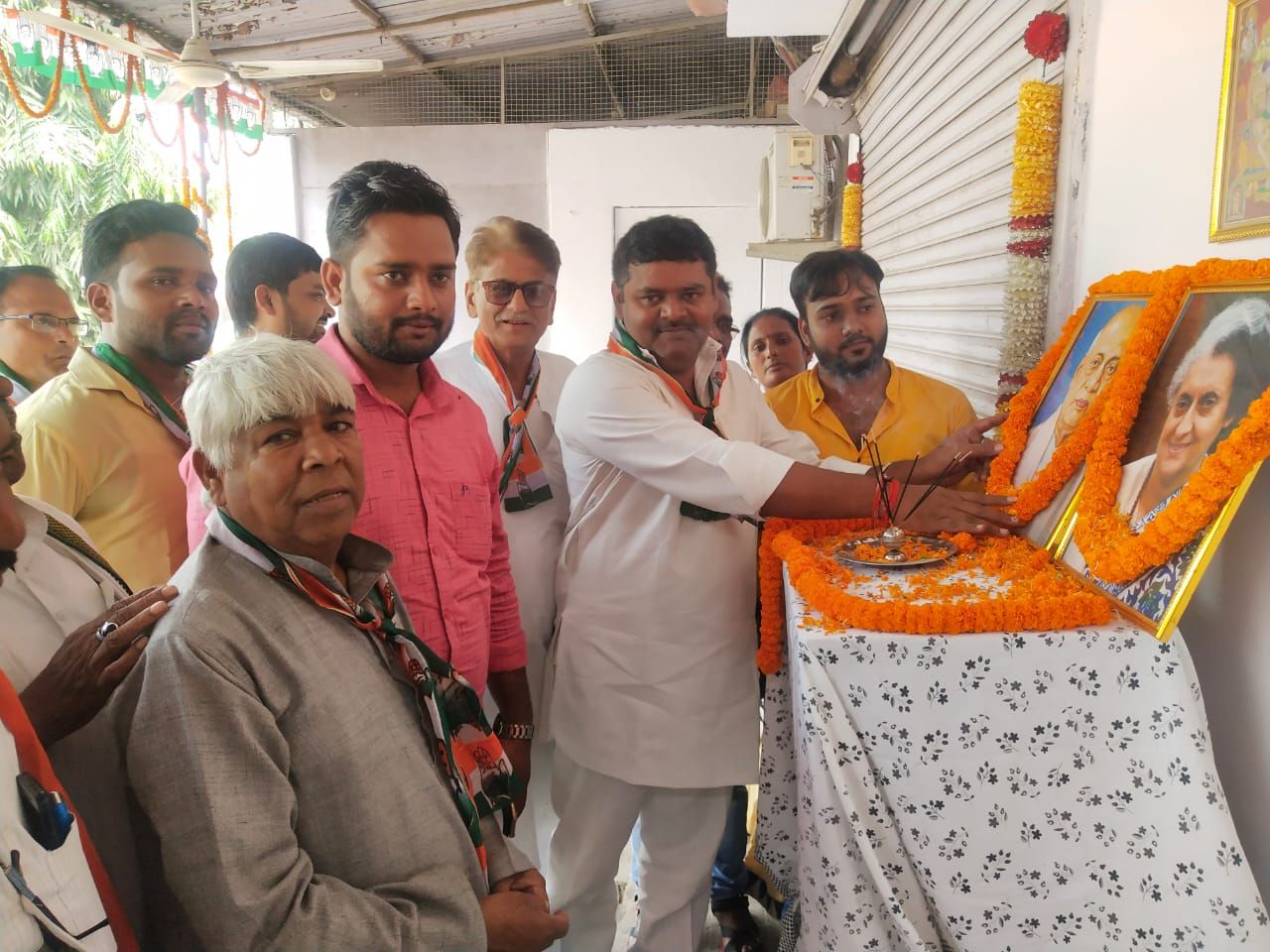कांग्रेस कार्यालय पर राष्ट्रीय एकता दिवस के रुप में मनाई गई सरदार पटेल की जयंती कांग्रेस कार्यालय पर राष्ट्रीय एकता दिवस के रुप में मनाई गई सरदार पटेल की जयंती