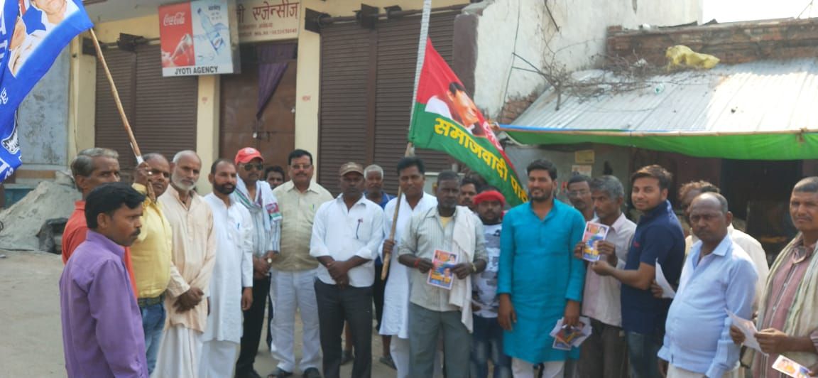 अयोध्या गठबंधन प्रत्याशी आंनद सेन यादव की चल रही है जनपद में लहर
