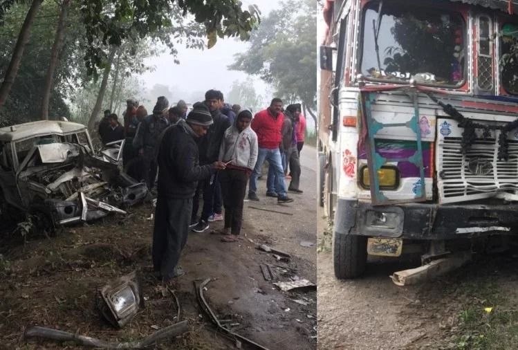 अमेठी में ट्रक ने बोलेरो को मारी टक्कर, छह की मौत अमेठी में ट्रक ने बोलेरो को मारी टक्कर, छह की मौत