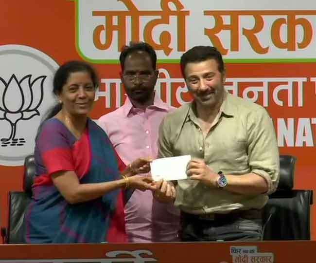 फ़िल्म स्टार सन्नीदेओल भाजपा में हुए शामिल, पंजाब के गुरदासपुर सीट से लड़ सकते हैं चुनाव