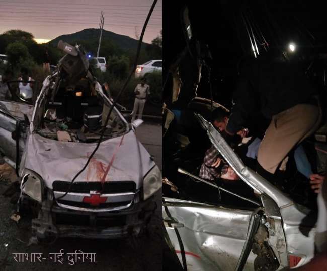 इंदौर में दो कारों की भीषण टक्कर में छह की मौत, पांच गंभीर