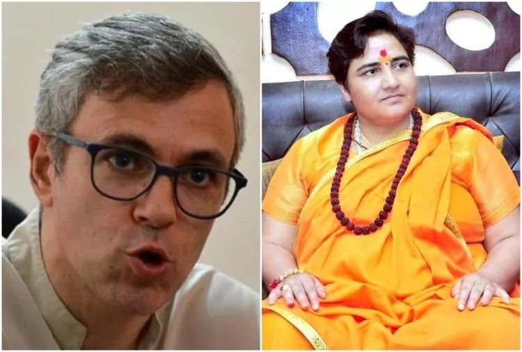 साध्वी प्रज्ञा ने उमर अब्दुल्ला पर किया पलटवार साध्वी प्रज्ञा ने उमर अब्दुल्ला पर किया पलटवार