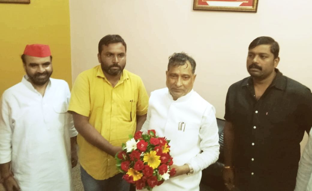 राम गोबिंद चौधरी का जौनपुर मे जोरदार स्वागत