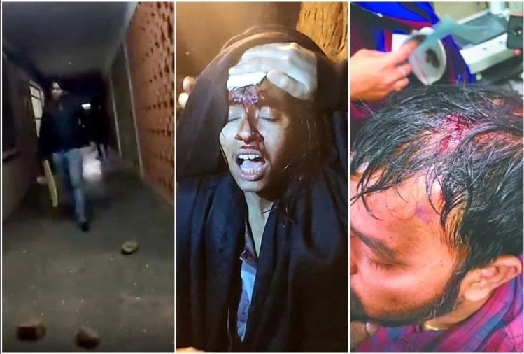 जेएनयू बवाल - दिल्ली चुनाव के बीच हमलों पर गरमाई राजनीति