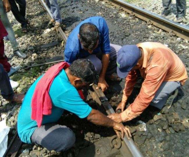 सहारनपुर में टला ट्रेन हादसा, टूटी पटरी से गुजर गई मालगाड़ी सहारनपुर में टला ट्रेन हादसा, टूटी पटरी से गुजर गई मालगाड़ी