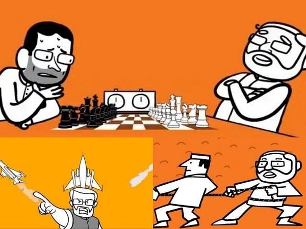 चुनावी कार्टून हुए वायरल- करन अर्जुन आए न आएं, पर आएगा तो मोदी ही
