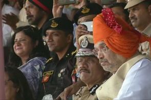 हरियाणा- मानेसर में NSG के स्थापना दिवस कार्यक्रम में शामिल होने पहुंचे गृह मंत्री