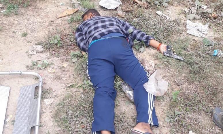 एक लाख का इनामी बदमाश सचिन पांडे एसटीएफ व पुलिस मुठभेड़ में ढेर
