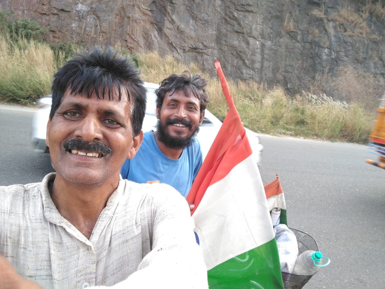 त्रिशिर की पहाड़ियों में पहुंची सायकिल यात्रा