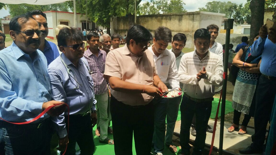 स्वास्थ्य शिविर का उद्घाटन स्वास्थ्य शिविर का उद्घाटन