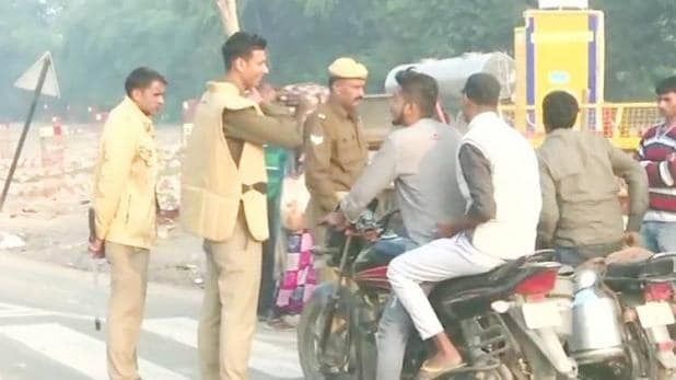 अयोध्या के सारे रास्ते सील, विवादित स्थल भी किले में तब्दील। अयोध्या के सारे रास्ते सील, विवादित स्थल भी किले में तब्दील।