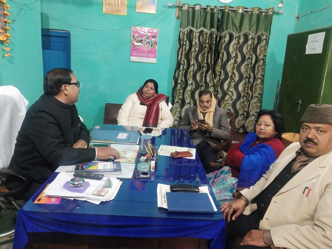 स्वच्छ सर्वेक्षण 2020 के क्रियान्वयन हेतु राम रतन इण्टर कालेज में  बैठक का आयोजन