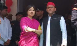 सैफई में वोट डालने के बाद अखिलेश ने कहा सपा-बसपा गठबंधन भाजपा का सफाया कर देगा