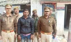 वांछित अपराधी रामदयाल भगतुआ तिराहे के पास से गिरफ्तार